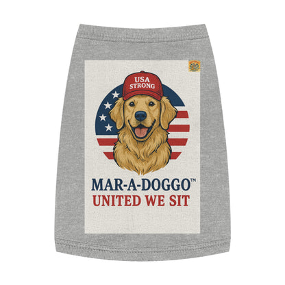 United We Sit Dog Tank Top