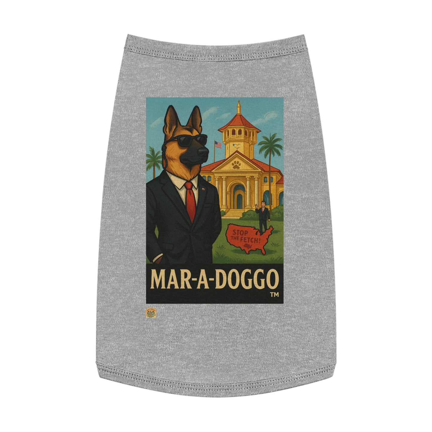 Secret Service Pup Dog Tank Top