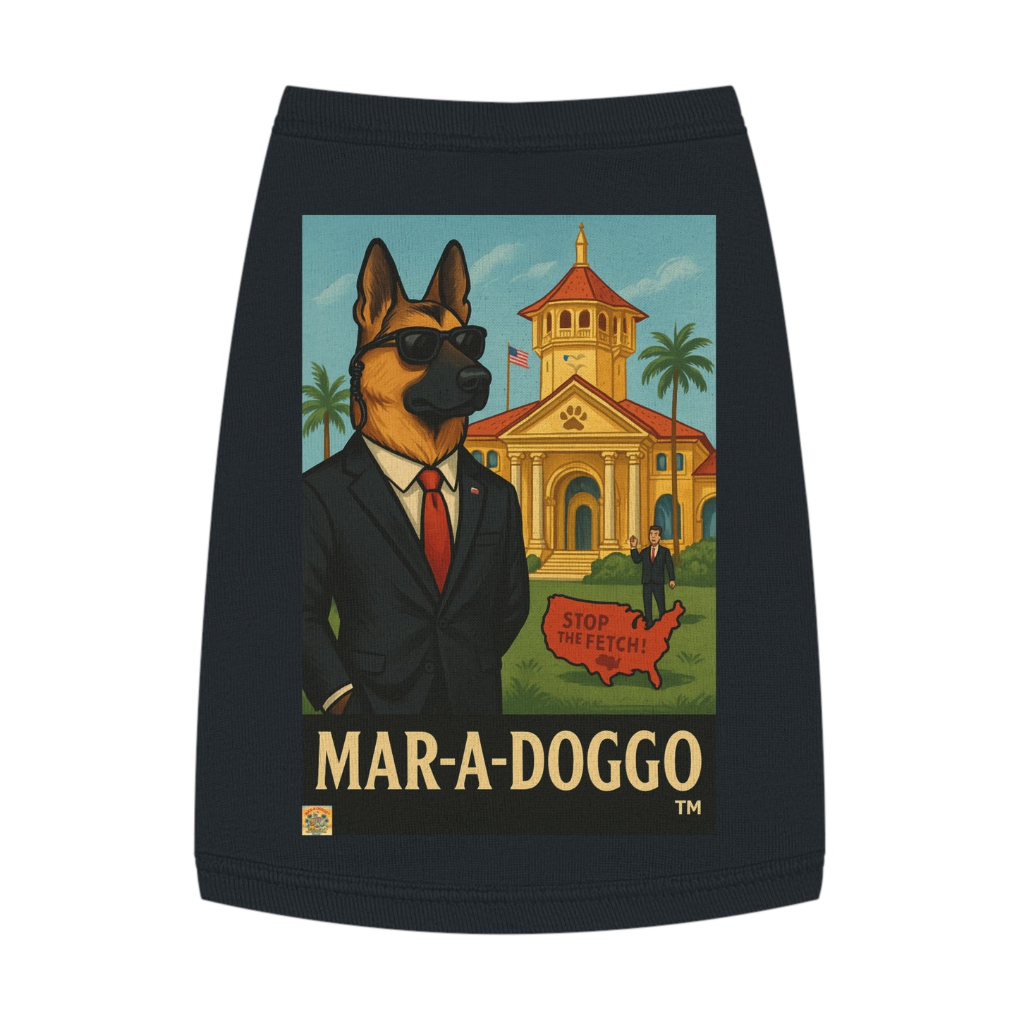 Secret Service Pup Dog Tank Top