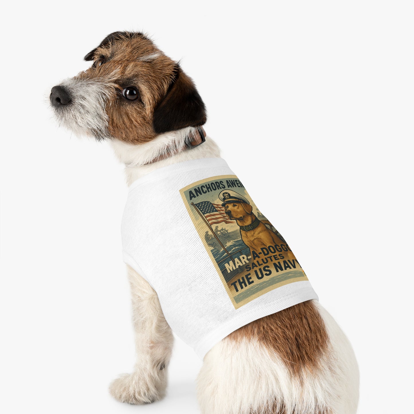 Anchors Aweigh Dog Tank Top