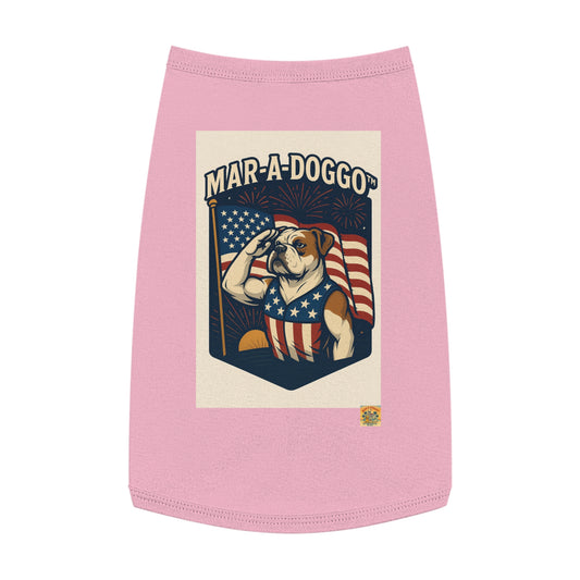 Salute The Flag Dog Tank Top