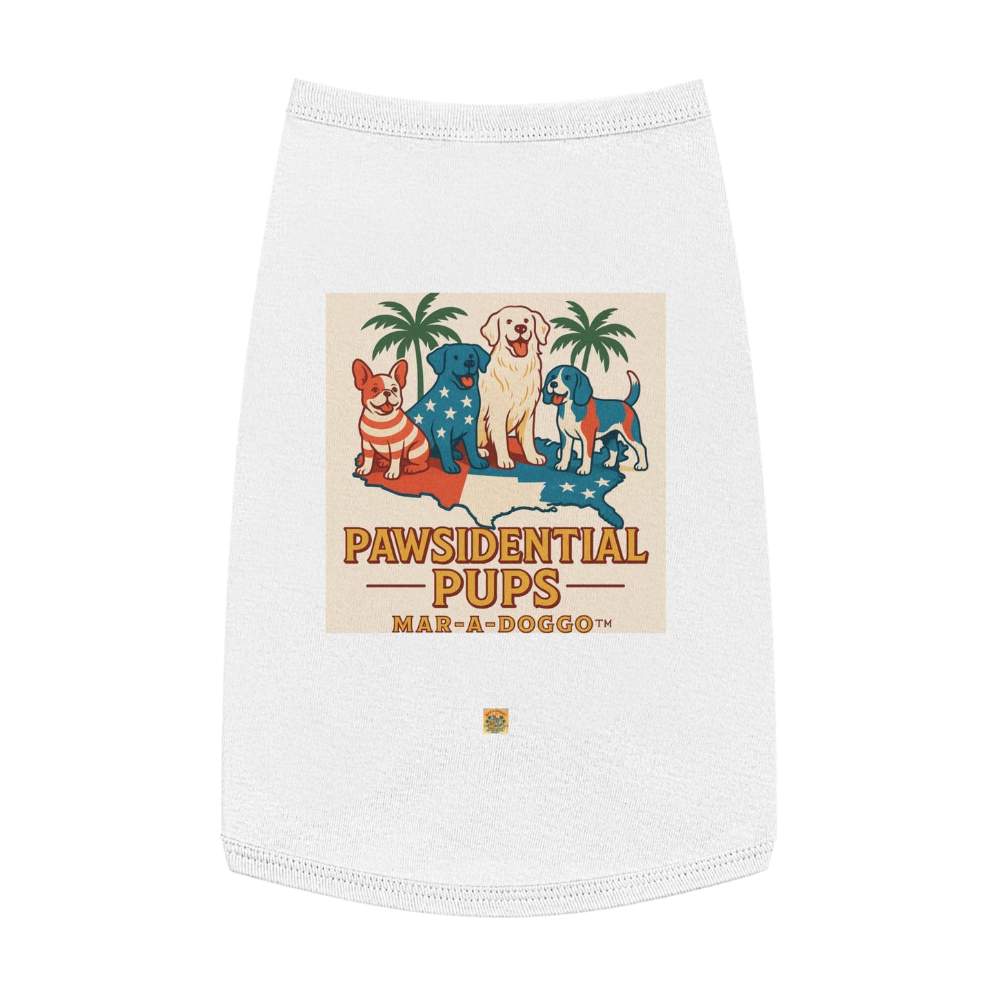 Pawsidential Pups Dog Tank Top