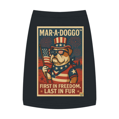 First In Freedom, Last In Fur Dog Tank Top