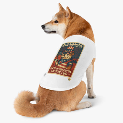 First In Freedom, Last In Fur Dog Tank Top