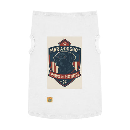Paws of Honor Emblem Style Dog Tank Top