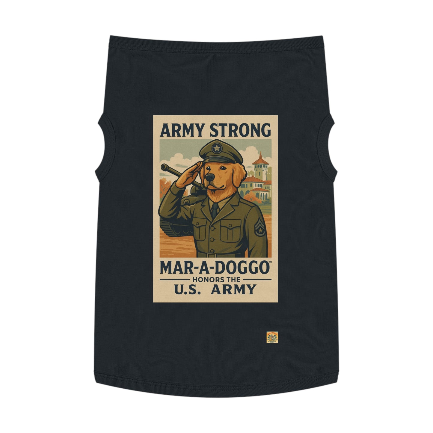 Army Strong Dog Tank Top