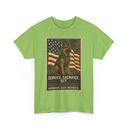 Service. Sacrifice. Sit.