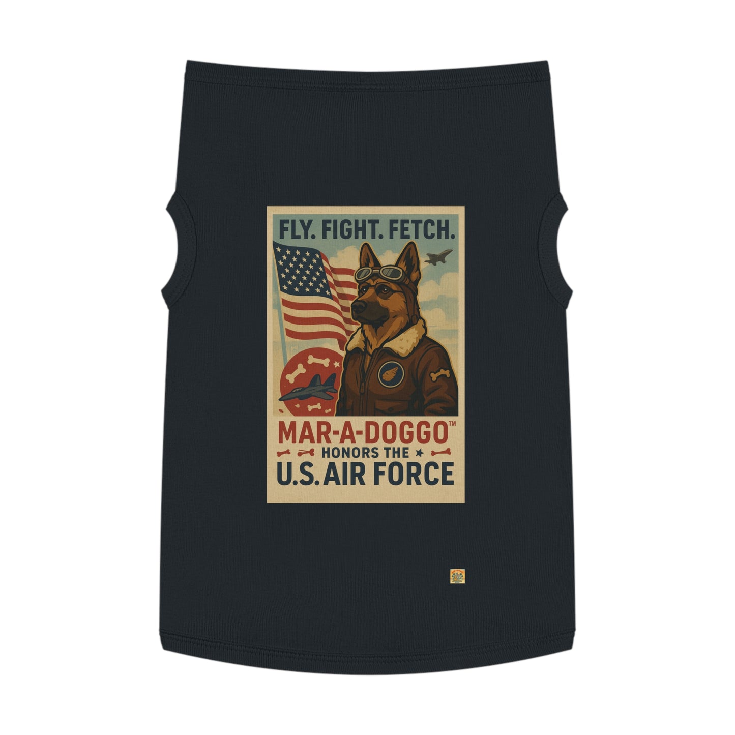 Fly Fight Fetch Mark 1 Dog Tank Top