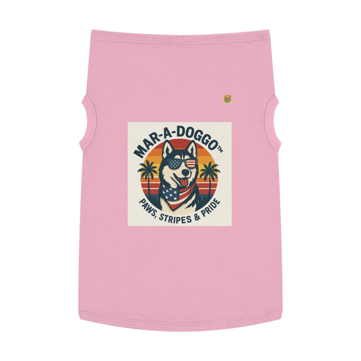 Paws, Stripes & Pride Dog Tank Top