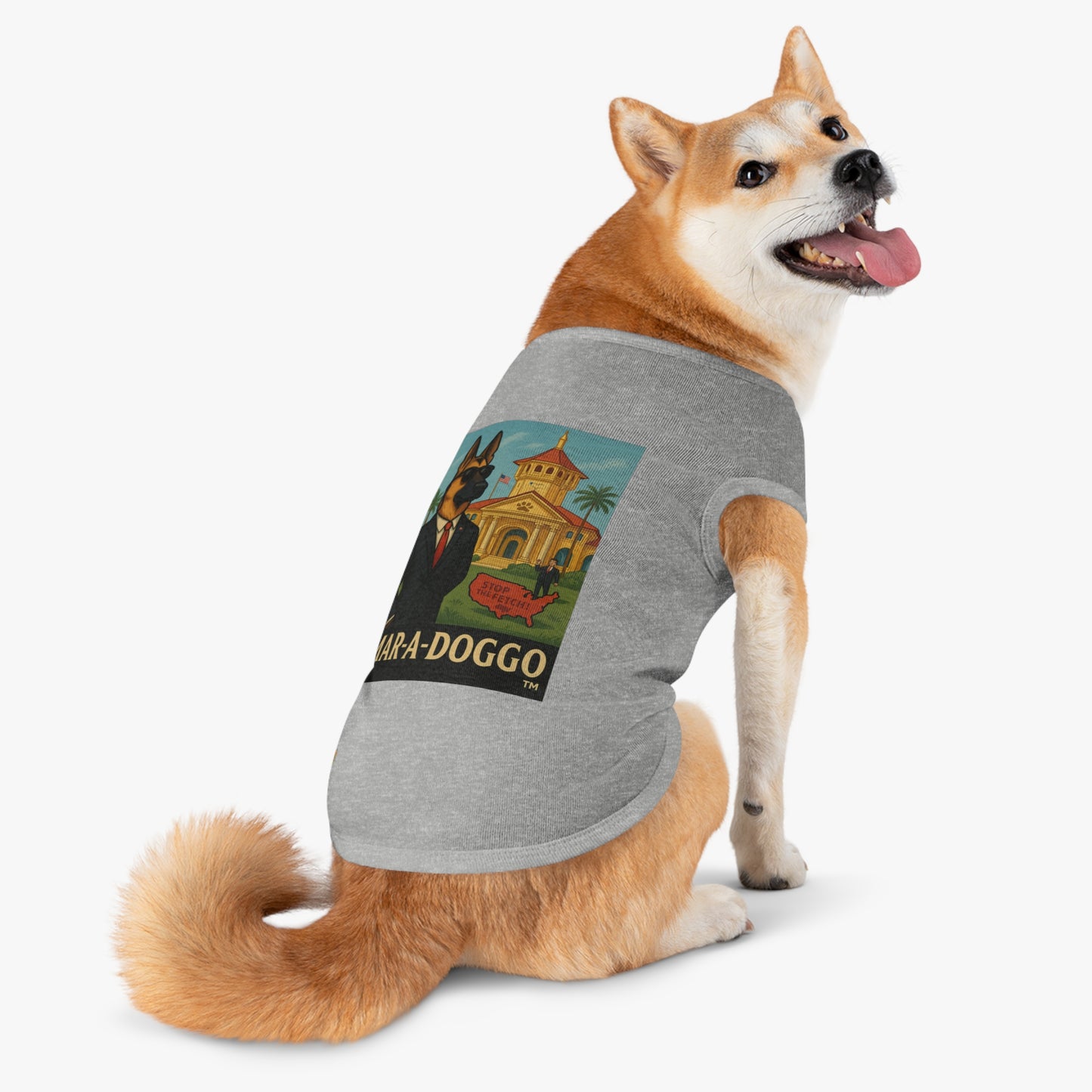Secret Service Pup Dog Tank Top