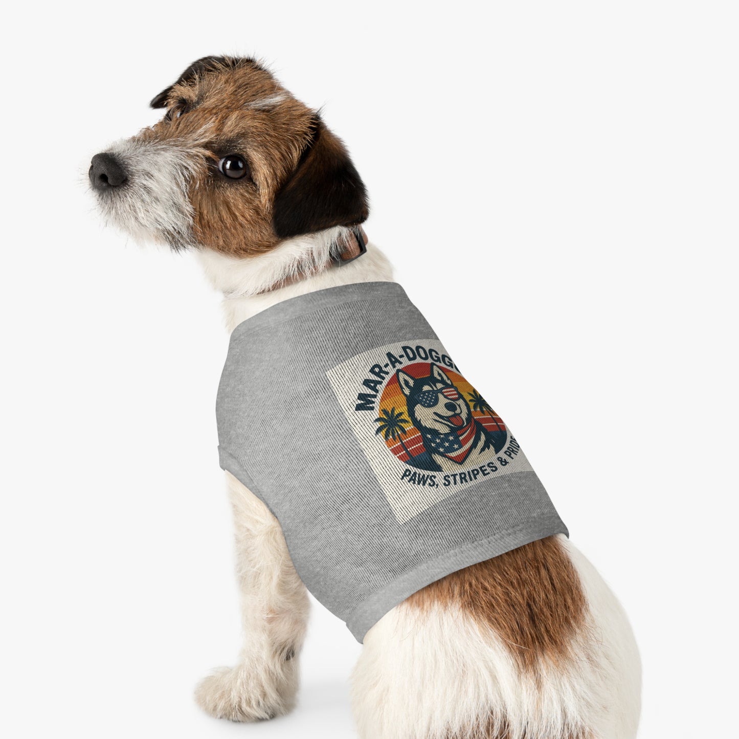 Paws, Stripes & Pride Dog Tank Top