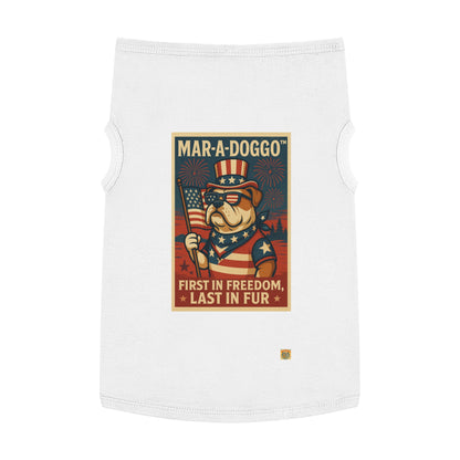 First In Freedom, Last In Fur Dog Tank Top