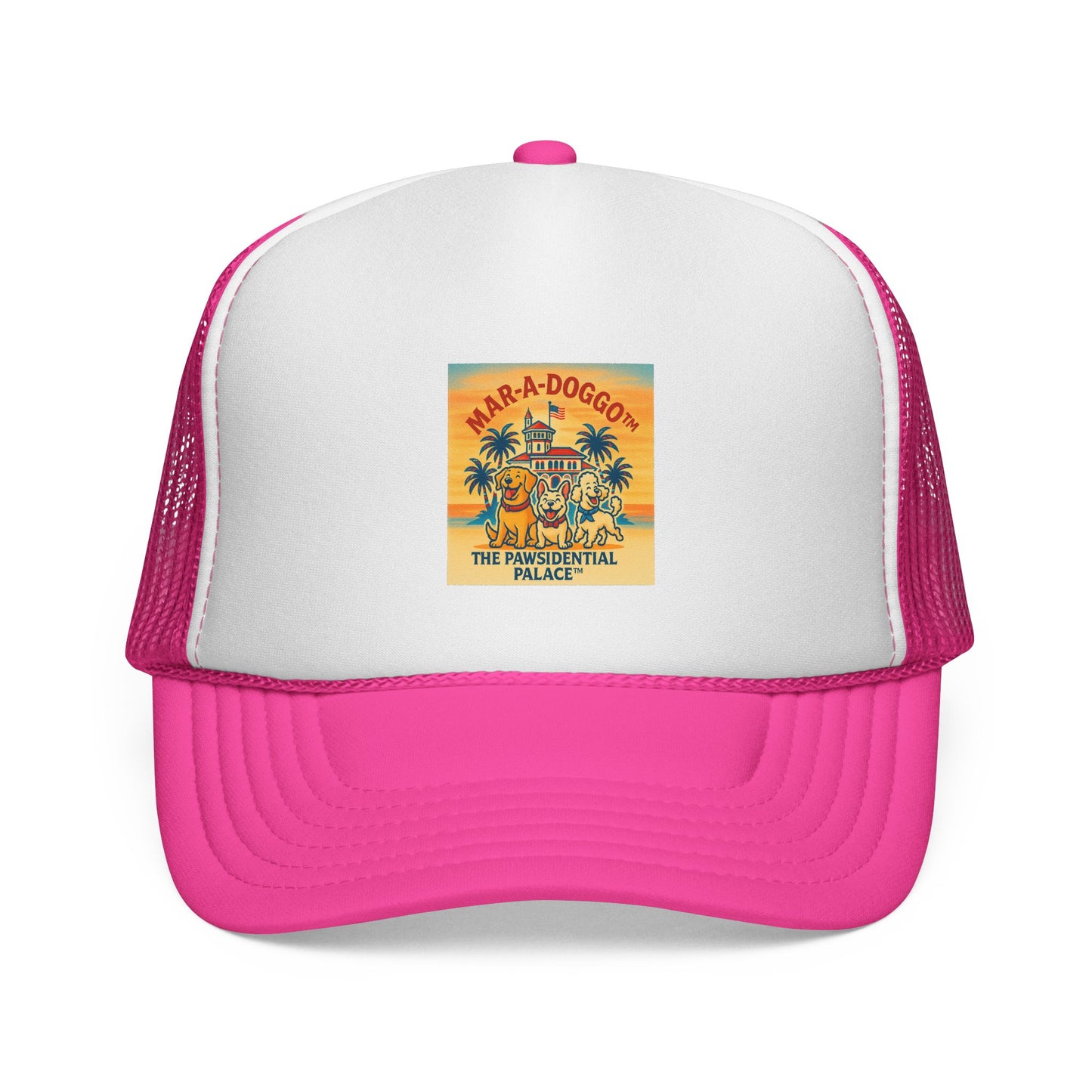 Pawsidential Palace Trucker Cap (One Size Fits Most)