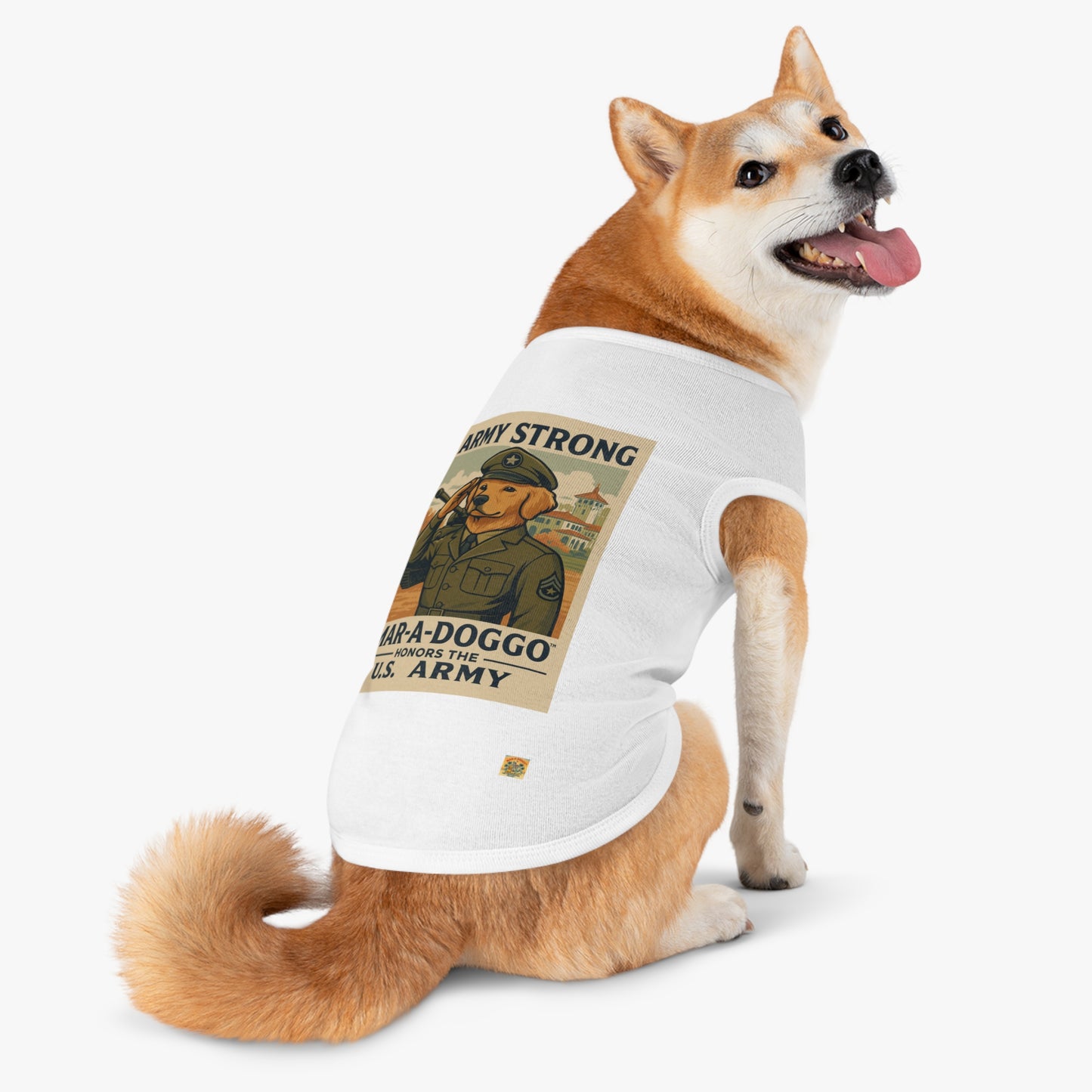 Army Strong Dog Tank Top