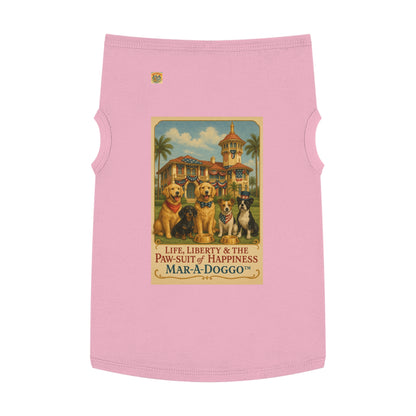 Life Liberty & The Paw-suit of Happiness Dog Tank Top