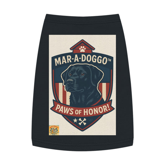 Paws of Honor Emblem Style Dog Tank Top