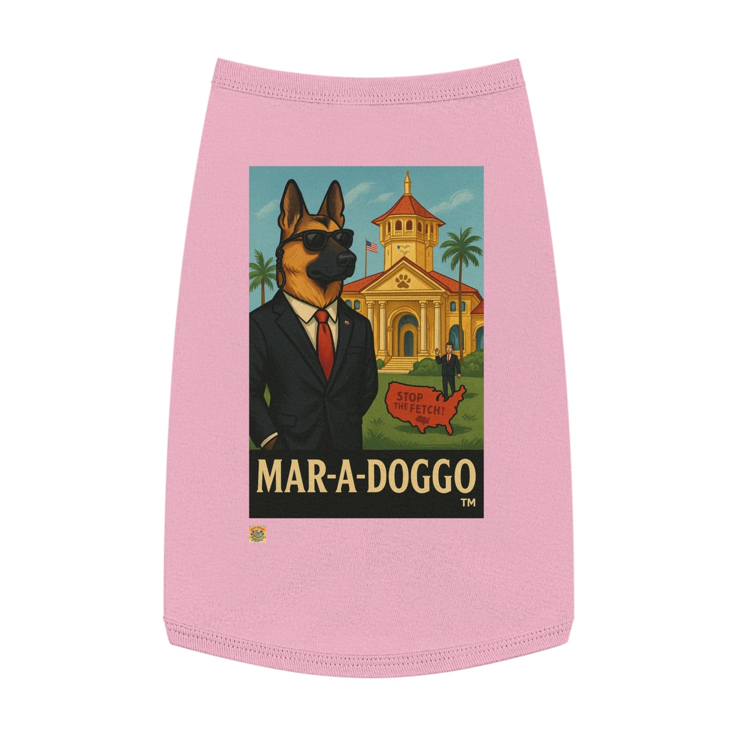 Secret Service Pup Dog Tank Top