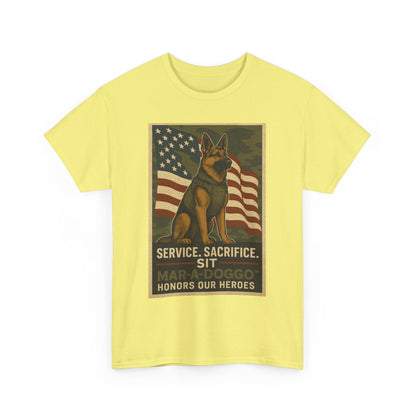 Service. Sacrifice. Sit.