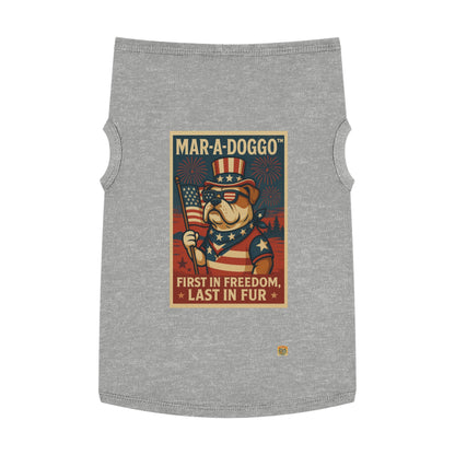 First In Freedom, Last In Fur Dog Tank Top