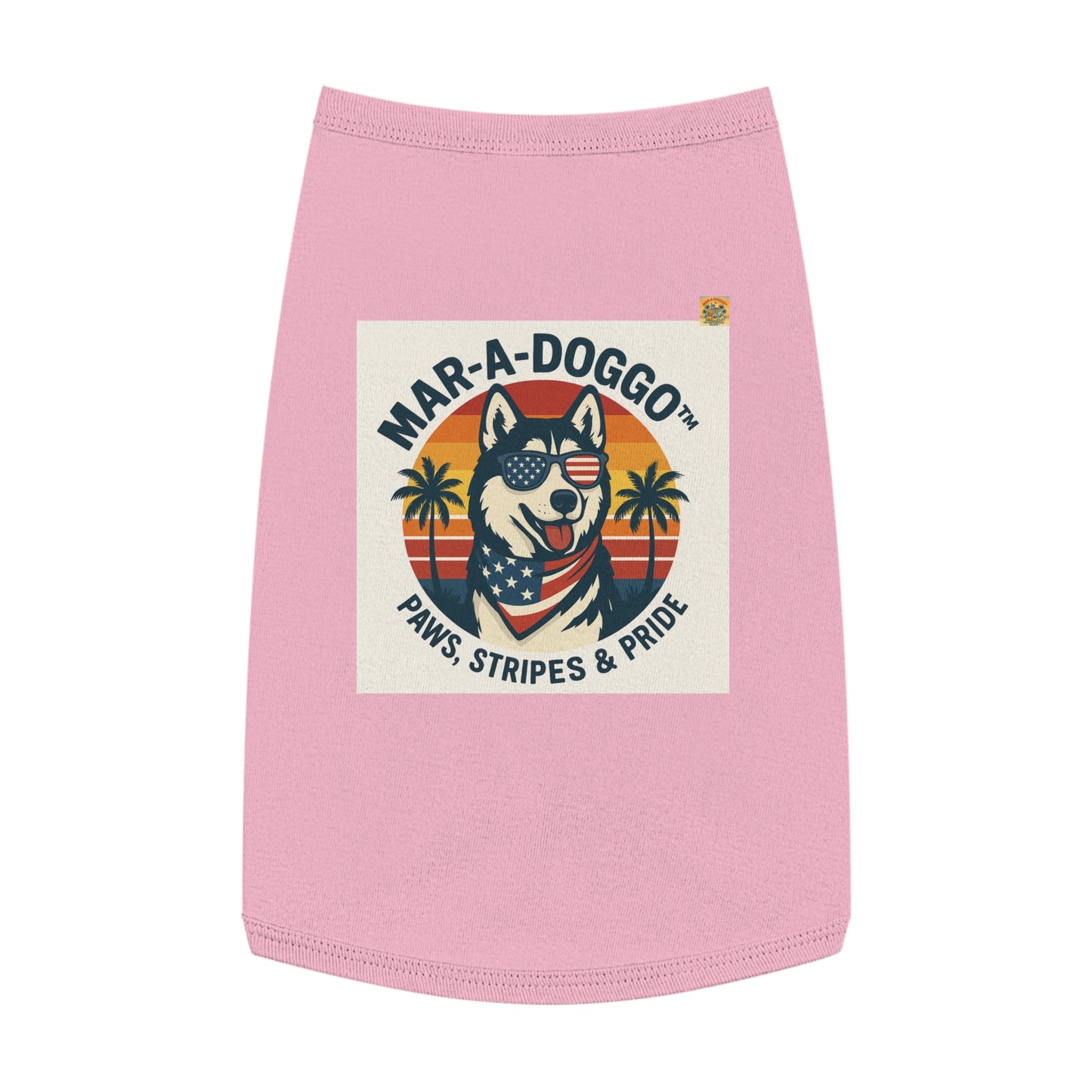 Paws, Stripes & Pride Dog Tank Top
