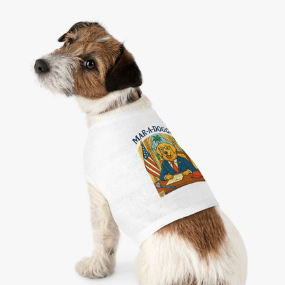 Palm Beach Style Dog Tank Top