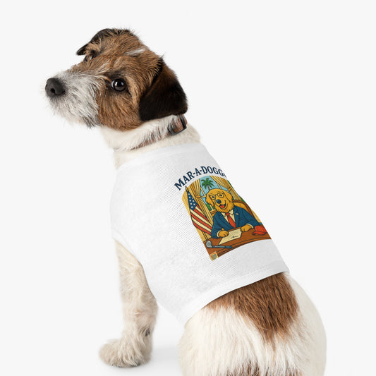Palm Beach Style Dog Tank Top