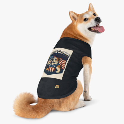 Salute The Flag Dog Tank Top