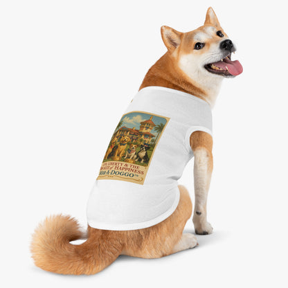 Life Liberty & The Paw-suit of Happiness Dog Tank Top