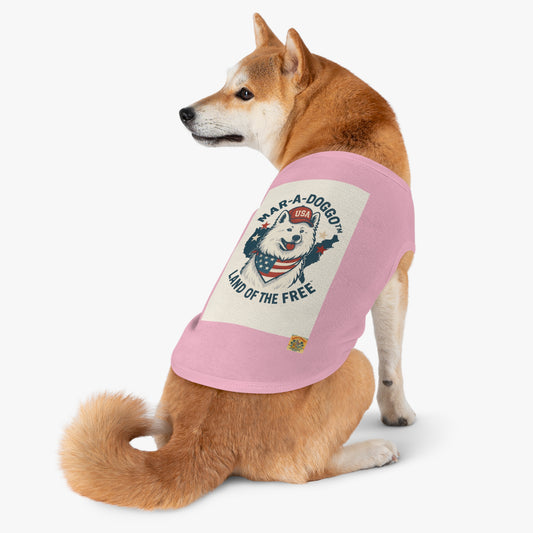 Land of the Free Dog Tank Top