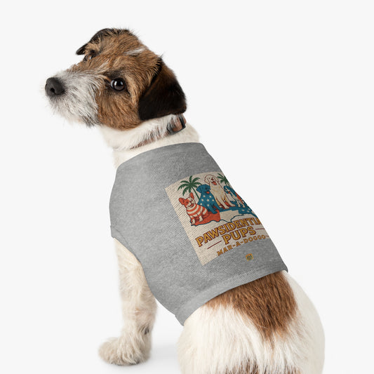 Pawsidential Pups Dog Tank Top
