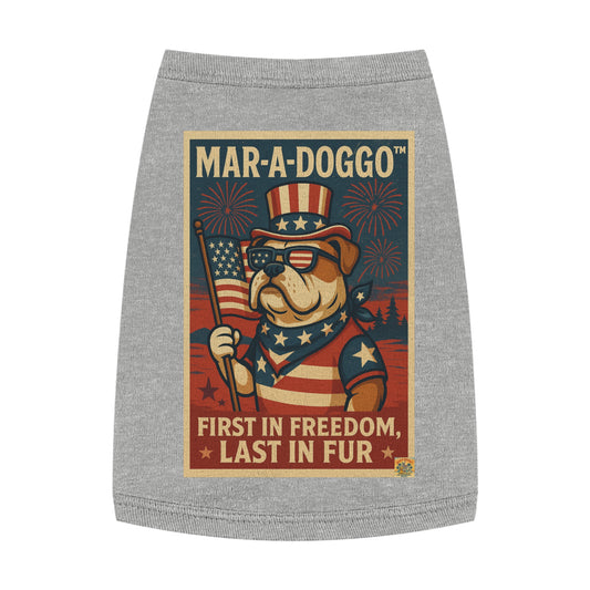 First In Freedom, Last In Fur Dog Tank Top