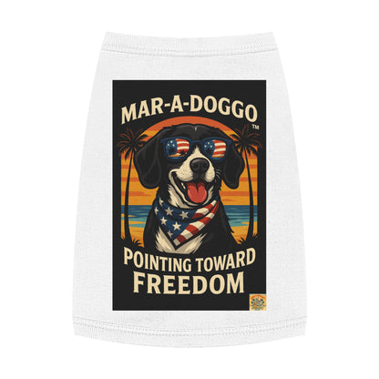 Pointing Toward Freedom Dog Tank Top