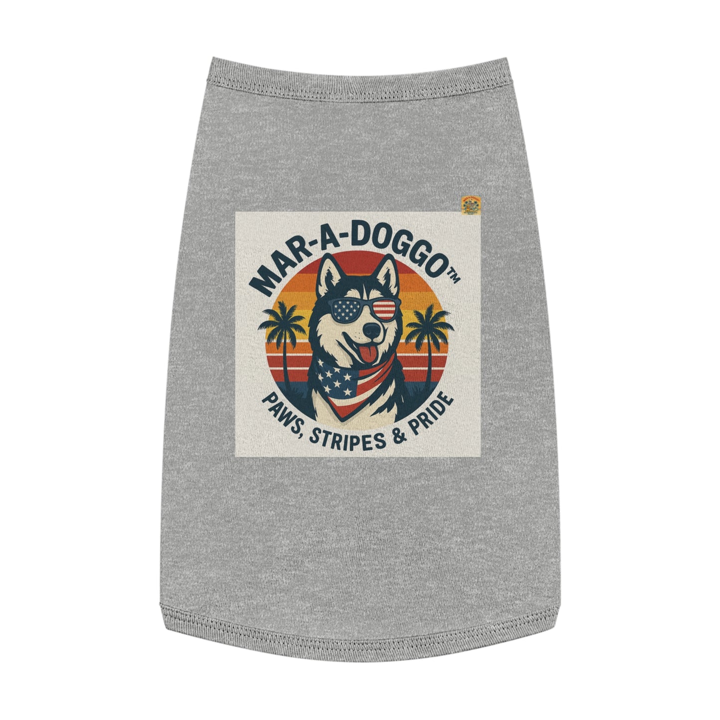 Paws, Stripes & Pride Dog Tank Top