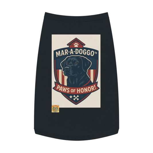 Paws of Honor Emblem Style Dog Tank Top