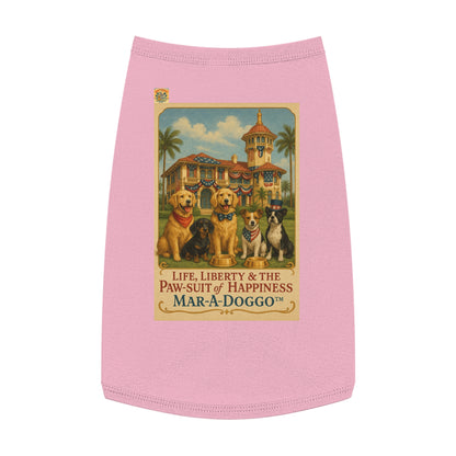 Life Liberty & The Paw-suit of Happiness Dog Tank Top