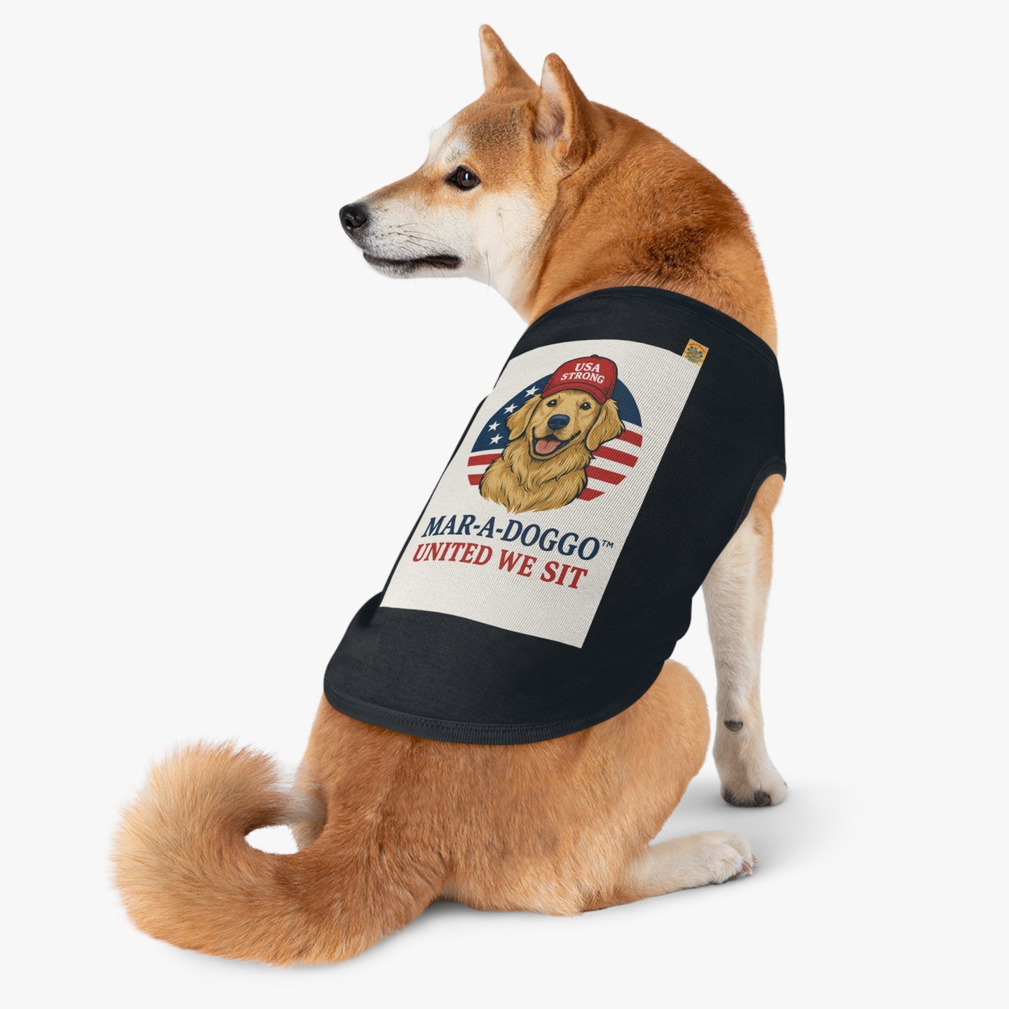United We Sit Dog Tank Top