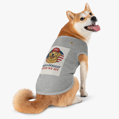 United We Sit Dog Tank Top