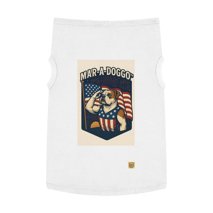 Salute The Flag Dog Tank Top